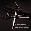 Professional Hair Cutting Shears, 6 Inch Silver Japanese Stainless Steel Thinning Cutting Barber Hair Cutter Hairdressing Scissor (Color : Set) view 2