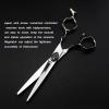 Professional Hair Cutting Shears, 6 Inch Silver Japanese Stainless Steel Thinning Cutting Barber Hair Cutter Hairdressing Scissor (Color : Set) view 4