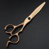 Professional Hair Cutting Shears, 6 Inch Rose Gold Hair Salon Cutting Thinning Shears 440 Stainless Steel Barber Scissors (Color : Set) view 3