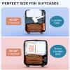 Elviros Toiletry Bag for Mens PU Leather Travel Organizer Kit with Hanging hook, Large Water-resistant Toiletries Bathroom Shaving Bags (Extra Large, Brown) view 4