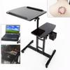 Tattoo Mobile Work Station Stand Table Double Countertops 360Rotating Tattoo Workbench Adjustable Height Salon Instrument Table Tattoo Tray Free movement Workstation (US STOCK) view 3