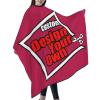 Custom Barber Cape Haircut Cape,Hairdressing Apron,Add Your Own Text Photo Salon Cutting Hair Gown Haircut Kit For Men Women (55" W X 66" L) view 2