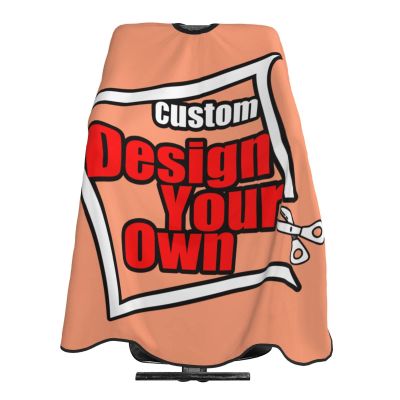 SCOCICI Customized Haircut Cape,Personalized Barber Hairdressing Cape By Add Your Own Picture Text,Professional Hair Cutting Capes Salon Apron For Women Men(55"X66")