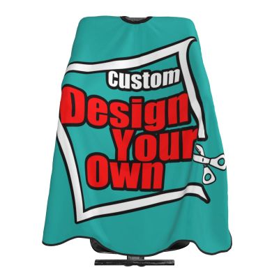 Customized Barber Cape,Personalized Salon Apron,Add Your Own Picture Haircut Kit Barber Hairdressing Cape For Salon/DIY Hairstyles At Home