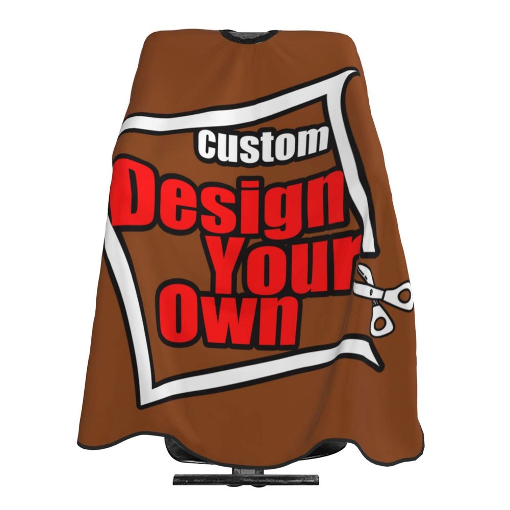 DIY Kitchen Apron For Women Men,Personalized Photo Text Haircut Kit Salon Cape,Adjustable Aprons For Home Barbershop & Salon (55"W X 66"L)