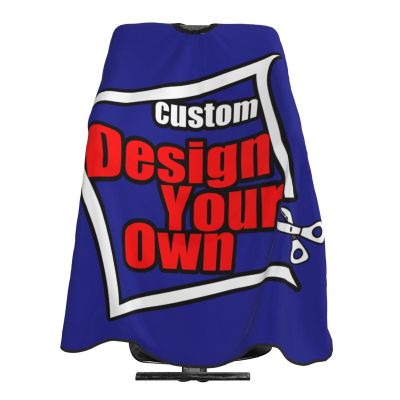 Custom Barber Cape,Personalized Salon Apron,Add Your Own Picture Haircut Kit Barber Hairdressing Cape For Salon/DIY Hairstyles At Home