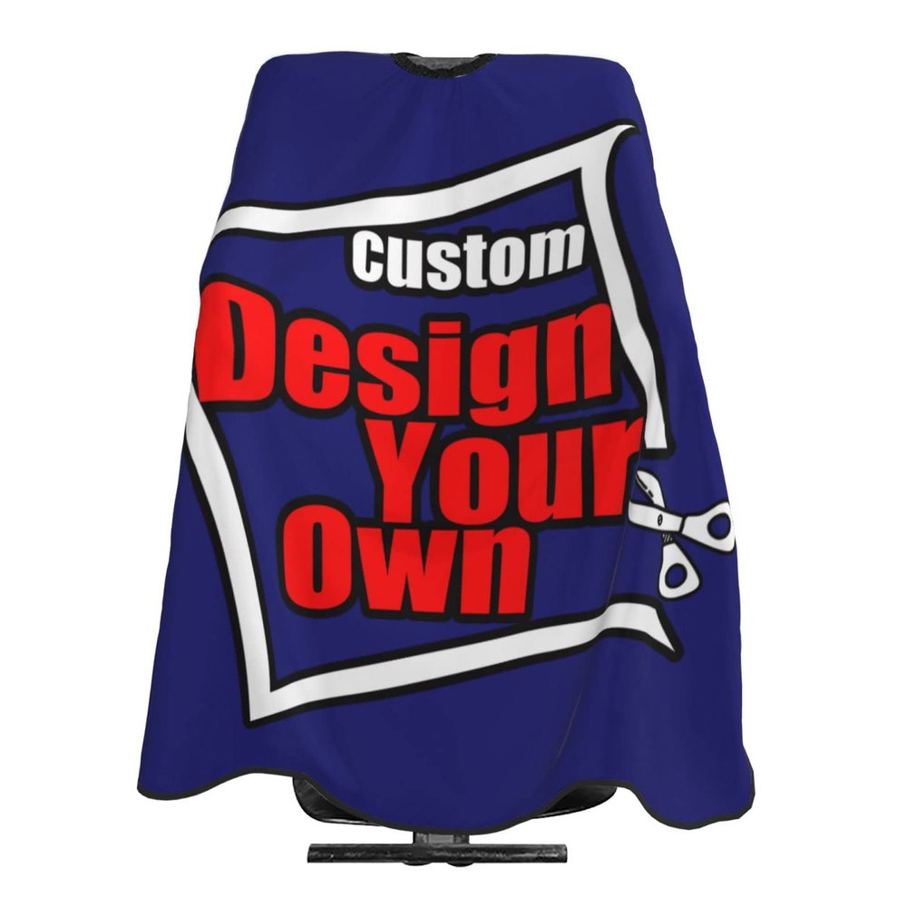 Custom Haircut Apron,Personalized Your Own Image,Logo Or Message,Adjustable Photo Haircut Kit Used As Souvenirs And Gifts For Girl Boy Home Barbershop Salon
