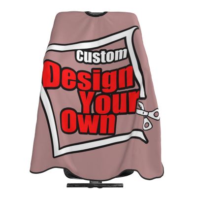 SCOCICI Customized Haircut Cape For Men Women,Personalized Salon Haircut Cape With Your Text/Image,Adjustable Apron Barber Hairdressing Cape(55 X 60 Inch)