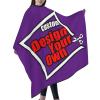 Personalized Barber Cape Personalized Your Text Photos Logo DIY Professional Hair Cutting Capes Salon Cape For Men Women Home Barbershop Salon (55"W X 66"L) view 2