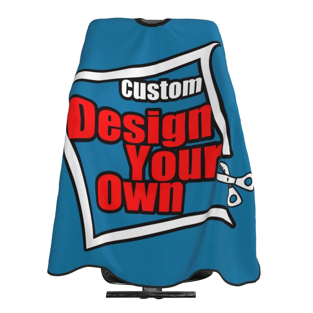 Custom Hair Cutting Cape,Personalized Your Own Image,Logo Or Message,Adjustable Photo Haircut Kit Used As Souvenirs And Gifts For Girl Boy Home Barbershop Salon