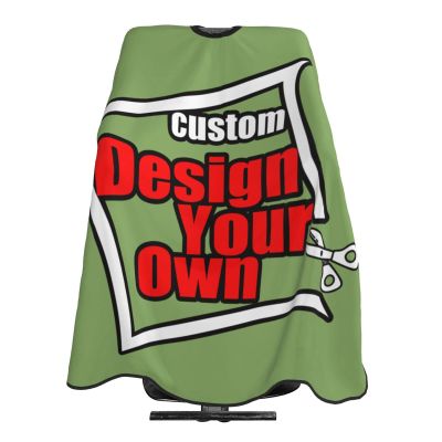 Custom Haircut Cape,Personalized Barber Hairdressing Cape By Add Your Own Picture Text,Professional Hair Cutting Capes Salon Apron For Women Men(55"X66")