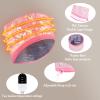 Hair Steamer for Natural Hair Home Use, Heat Cap for Deep Conditioning with Adjustable 2 Modes, and Intelligent Protection Black Hair Women for Scalp Treatment Spa Hair Care, Bronzing Pink view 3
