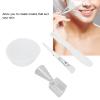 DIY Mask Tool Set, 4pcs Face Mask Bowl Set Mask Mixing Tool Measuring Spoon Spatula Silicone Brush Skin Mask Applicator for Women Man Facemask Mixing Bowl Set Face Mask Mixing Kit view 4