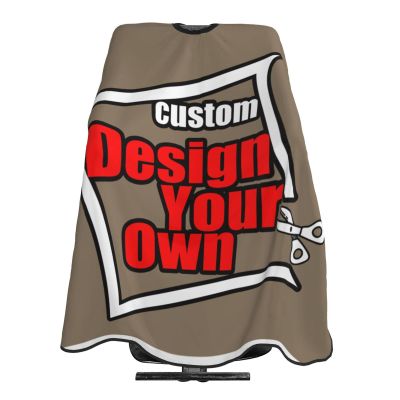 Custom Barber Cape For Men Personalized Professional Salon Haircut Capes Design Your Logo Photo Text Hair Cutting Cape For Home Barbershop & Salon