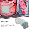 Beavorty 4Pcs Napkin Storage Bag Pouch Makeup Cosmetics Bag Travel Toiletry Bag Coin Pouch for Women Girls view 3