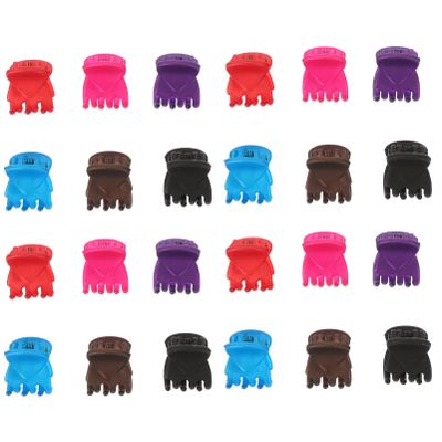 SOLUSTRE 24pcs Mini Hair Clips Decorative Small Clamps for Women Hair Accessories for Daily Wear Parties and Ceremonies