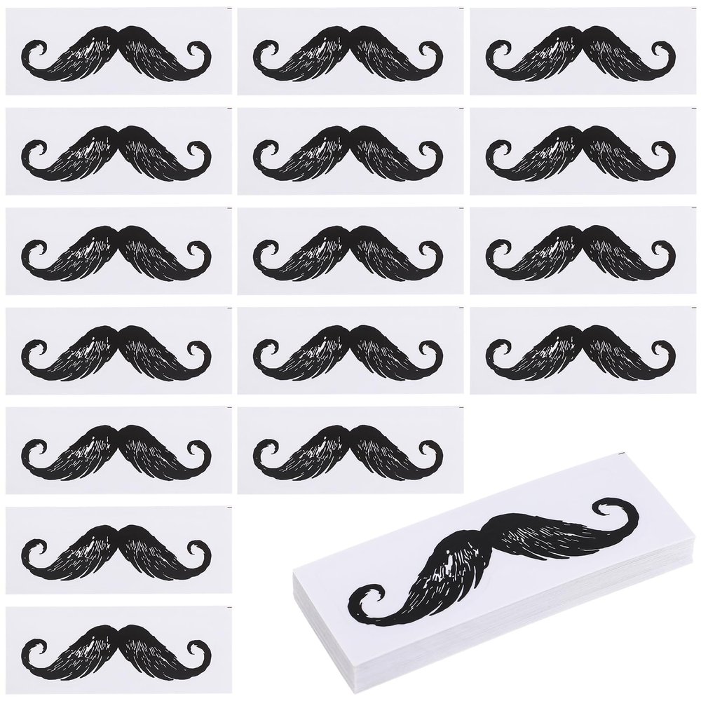 Healeved Nose Wax Kit 50pcs Nose Hair Removal Waxing Mustache Protectors Mustache Guard Sticker for Men