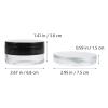 KALLORY 2sets Loose Powder Containers Mirror Compact and Slim Makeup Powder Box for Body and Cosmetic Use Easy to Carry view 2