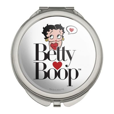 Betty Boop Heart Logo Compact Travel Purse Handbag Makeup Mirror