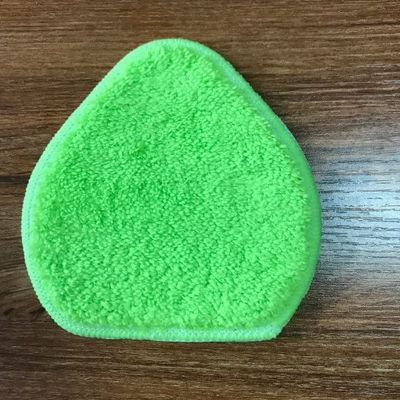 WELEN Multifunctional Telescopic Triangle Brush Home Bath Tub Brush Floor Brush Tile Brush Sponge Brush(Coral Velvet,Green)