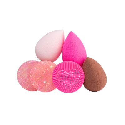 Beautyblender | Loaded Sundae Blender Essentials - 3 Makeup Sponges for Blending Foundations, Powders & Creams, Cleanser Removes Makeup & Grime on Sponge, Cleansing Scrub Mat, Vegan & Cruelty-Free
