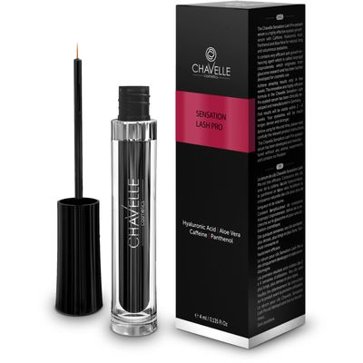 Eyelash Growth Serum Eyelash Conditioner  Potent and Powerful Serum for Eyelash Growth in 24 Weeks  Eyelash Serum with Hyaluronic Acid, Panthenol, Caffeine & Aloe  Lash Growth Serum by Chavelle