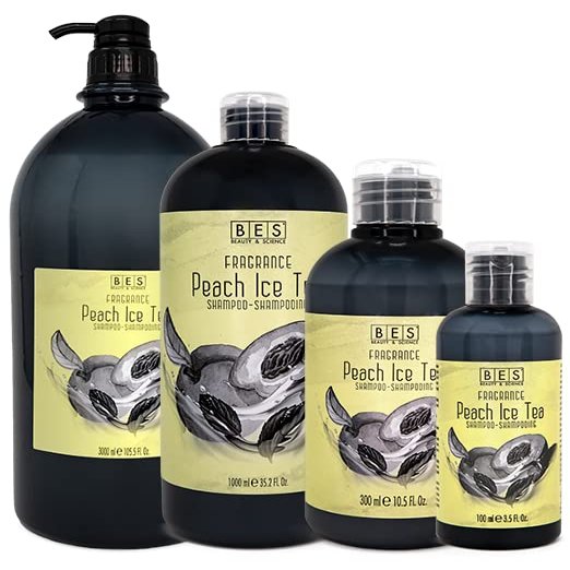 BES FRAGRANCE SHAMPOO (PEACH ICE TEA, 35.2 OZ)