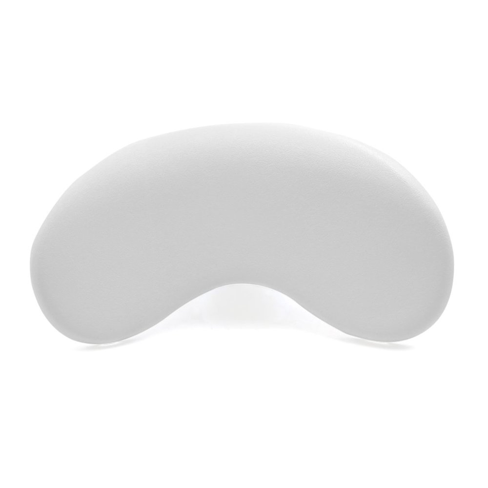 Ruilogod White Waterproof Home Spa Bath Pillow for Relaxation Experience 13 Inch x 5.5 Inch (id: 255 2cb 18d f4a d20