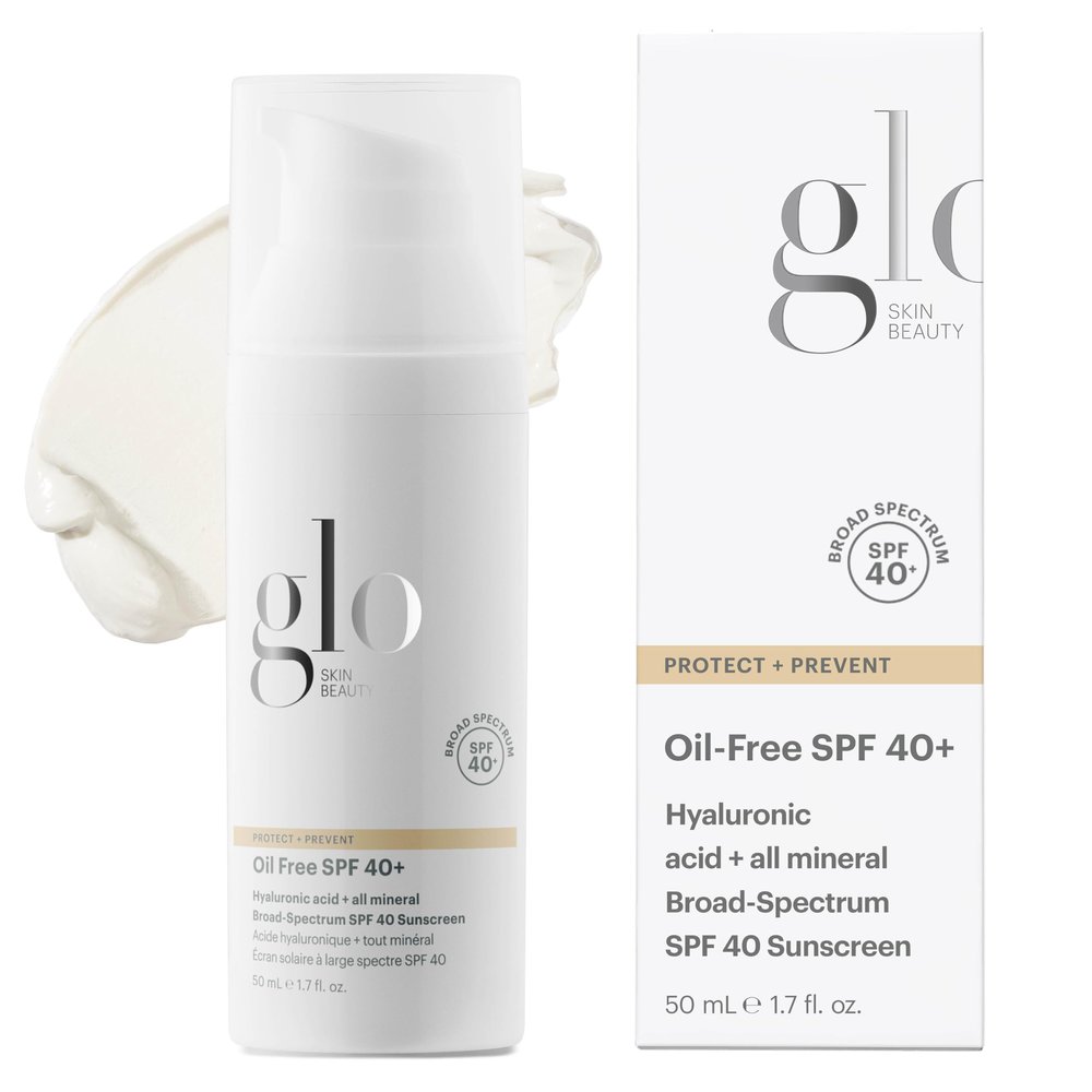 Glo Skin Beauty Oil-Free Mineral Sunscreen SPF 40 Face Moisturizer 1.7 oz