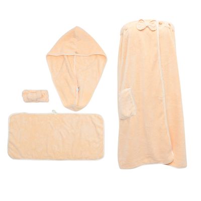 Beavorty 1set Comfortable Bath Towel Wrap Set for Women Collection Shower Hat Hair Towel and Headband Soft and Absorbent for and Travel Use