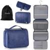 Elviros Hanging Toiletry Bag for Men Travel Essentials 3-in-1 Large Waterproof Dopp Kit PU Leather Shaving Bag with Separate Compartments for Grooming and Toiletries view 1
