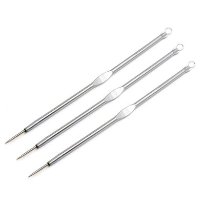 Ruilogod 3pcs 4.9" Length Blackhead Acne Pimple Blemish Zit Removing Extraction Eliminator pins Tool (id: ee6 689 7a1 dd4 423