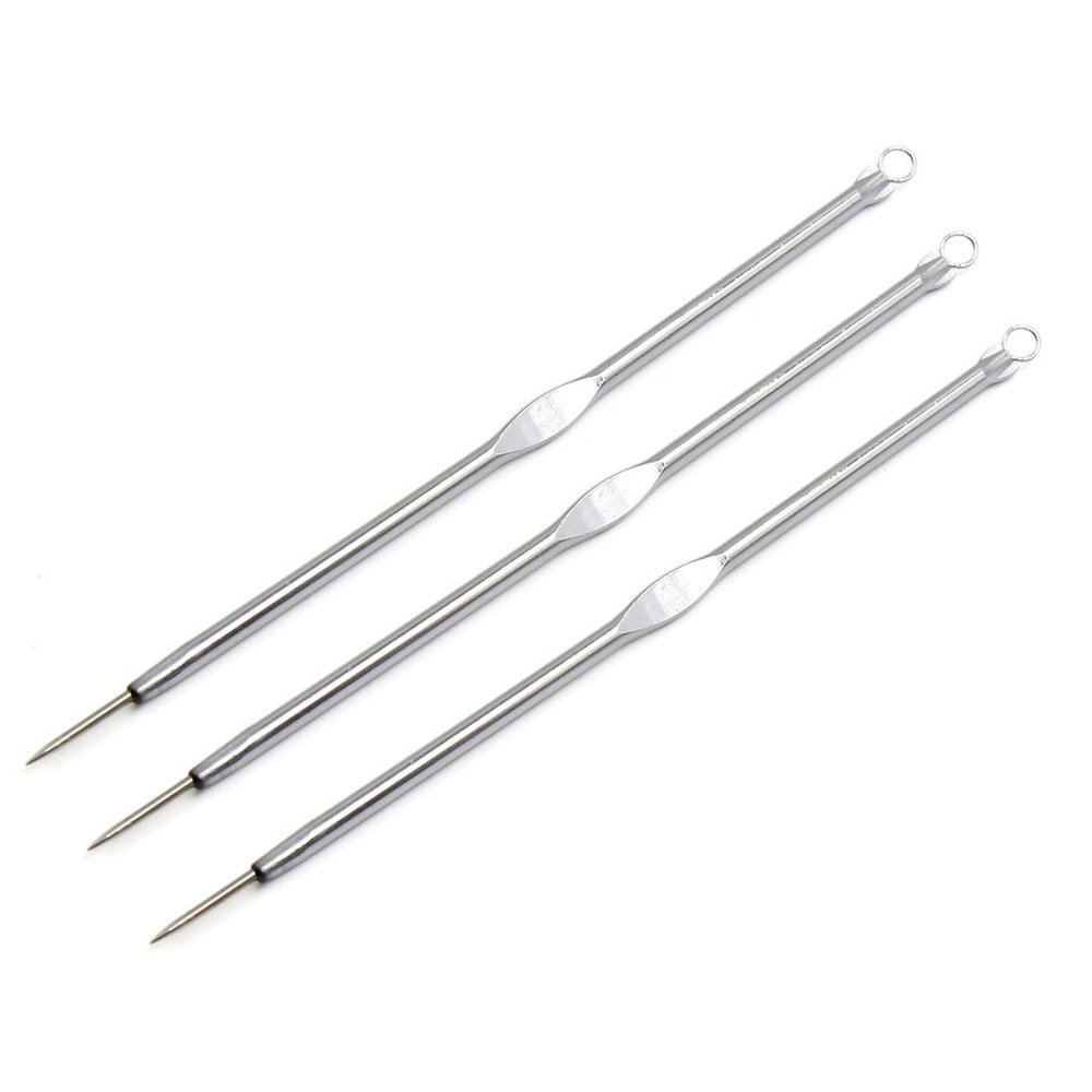 Ruilogod 3pcs 4.9" Length Blackhead Acne Pimple Blemish Zit Removing Extraction Eliminator pins Tool (id: ee6 689 7a1 dd4 423