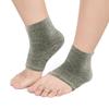 Ruilogod 1 Pair Open Toe Sleeves Exfoliating Moisturizing Dry Skin Spa Comfy Gel Heel Socks Light Gray (id: ed9 985 d39 ec0 f9b view 1
