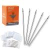 YONGDA 18G 100pcs Professional Piercing Needles - 316L Stainless Steel Jewelry Needles Hollow Design, Ultra-Thin for Lip, Helix Piercing & Jewelry view 1