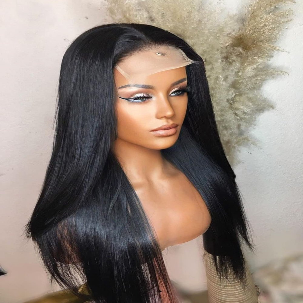13x4 Lace Front Wigs Human Hair Hd Transparent Lace Front Wigs Real Hair Wigs For Women Straight Wigs Human Hair For White Women 180% Density straight wigs(18inch, 13x4 Lace Front Wig)