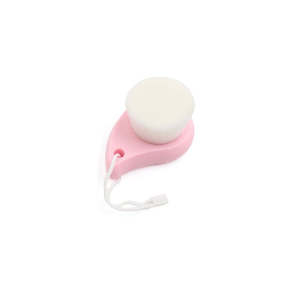 Ruilogod Pink Solid Comma Shaped Portable Face Washing Soft Brush Facial Pores Clean Tool (id: 624 c8a b3e 5cd ddc