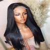 13x4 Lace Front Wigs Human Hair Hd Transparent Lace Front Wigs Real Hair Wigs For Women Straight Wigs Human Hair For White Women 180% Density straight wigs(24inch, 13x4 Lace Front Wig) view 3