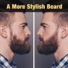 Beard Pencil Filler Kit - 4 Tip Pen and Brush for Men, Facial Hair Enhancer and Mustache Shaper (2 Black Pens) view 3