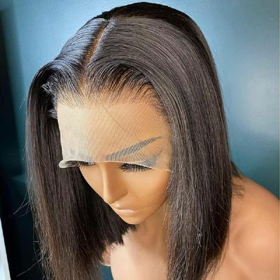 13x4 Hd Transparent Lace Front Wigs Real Hair Wigs For Women Straight Wigs Human Hair For White Women 180% Density straight wigs(20inch, 13x4 Lace Front Wig)