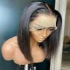 13x4 Hd Transparent Lace Front Wigs Real Hair Wigs For Women Straight Wigs Human Hair For White Women 180% Density straight wigs(20inch, 13x4 Lace Front Wig) view 2