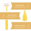 Beavorty 5Pcs Eyebrow Razor Trimmer Disposable Facial Hair Shaper Remover Facial Shaving Tool Precision Cover for Men Women Random Color view 4