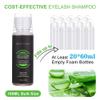 Eyelash Cleanser Concentrate 100ml Professional Lash Extensions Shampoo Natural Foaming Cleanser for Extensions Lashes with Salon Home Care-Makes 20 Bottles 60ml Eyelash Shampoo(Aloe) view 4