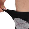 Ruilogod 1 Pair Argyle Prints Moisturising Soften Cracked Skin Gel Heel Socks Black for Men (id: 6a9 d30 a91 688 74a view 3