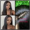 Jet Black Human Hair Wigs for Women Silk Straight Wig 4x4 Silk Base Scalp Lace Wigs Human Hair Pre Plucked Real Human Hair Wigs for Women(24inch,4x4 Silk Base Wig) view 3
