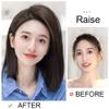 LesafeV Seamless Forehead Wiglet Topper Synthetic 2pcs Clip in Bangs Extension Straight Topettes for Women With Thinning Hair (35cm Off Black) view 3