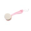 Ruilogod Pink Plastic Bending Handlebar Manual Exfoliation Facial Cleansing Soft Brush (id: b60 287 8eb a07 b5b view 1