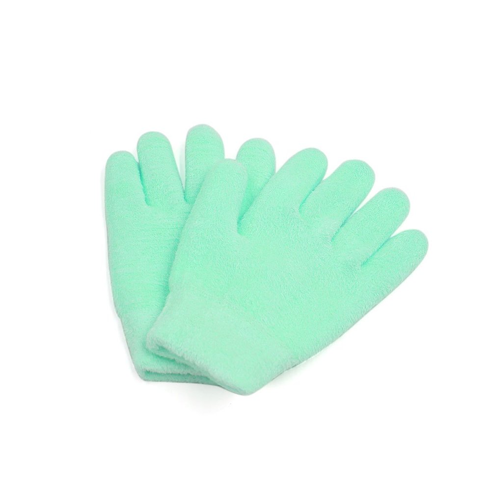 Ruilogod 1 Pair Green Soften Comfy Recovery Moisturising Hand Care Spa Treatment Gel Gloves (id: e6a ac0 711 dc4 482