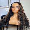 #30 Highlight Curly Wigs Black Honey Brown Mixed Colored Long Hair 136 HD Transparent Lace Frontal Wig 100% Real Human Hair Remy for Black Women Girls with Baby Hair Bleached Knots Pre plucked view 2