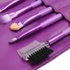 Ruilogod 7pcs Purple Soft Foundation Eye Shadow Powder Lip Blush Cosmetic Makeup Brush Kit Set w/Pouch Bag (id: bf8 617 a74 b52 a3c view 3